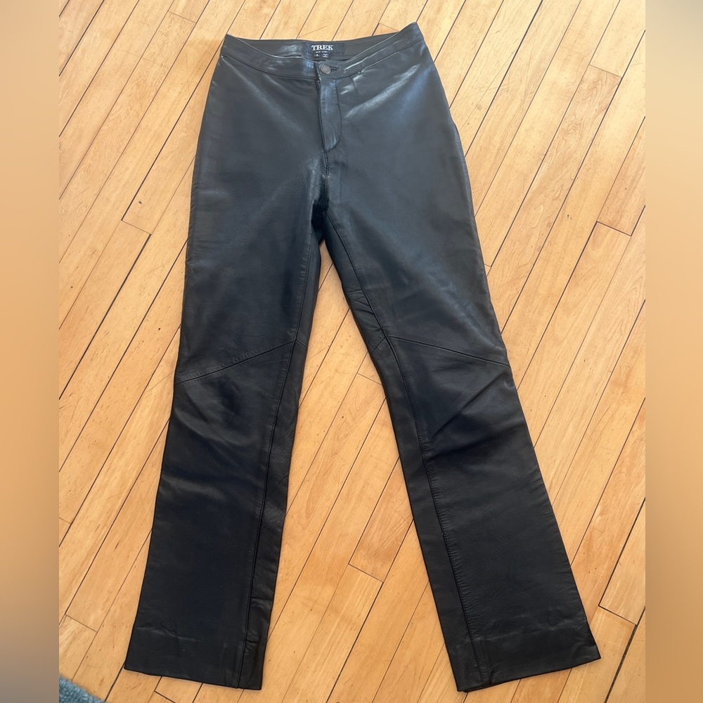 Black Leather Pants